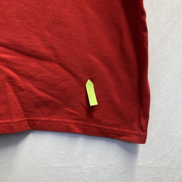 GILDAN Active Wear Ultra Cotton Collared Short Sleeve Shirt Men Large Red Used - Picture 9 of 16